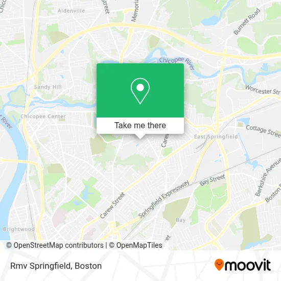 Rmv Springfield map