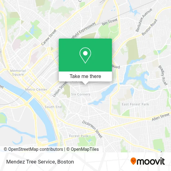 Mendez Tree Service map