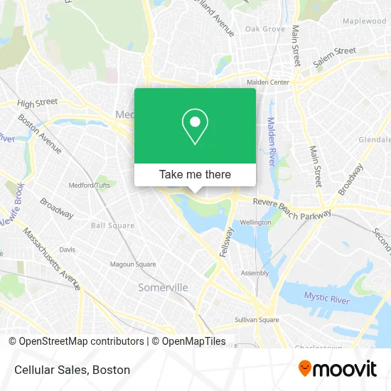 Cellular Sales map
