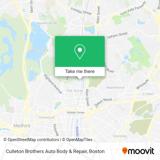 Culleton Brothers Auto Body & Repair map