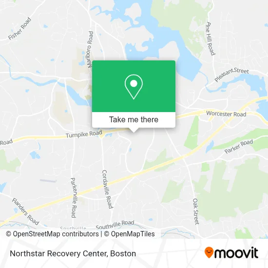 Northstar Recovery Center map