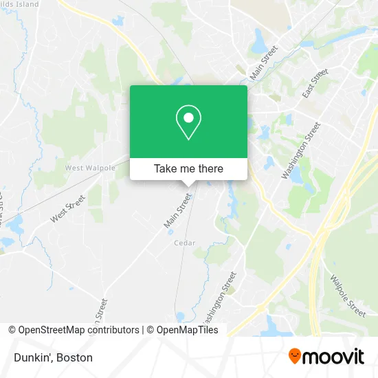 Dunkin' map