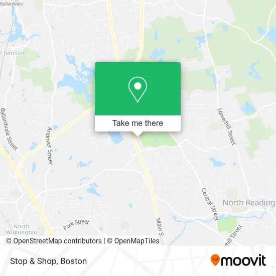 Stop & Shop map