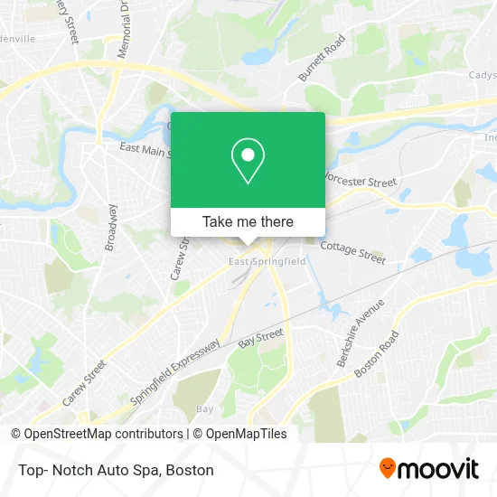 Top- Notch Auto Spa map