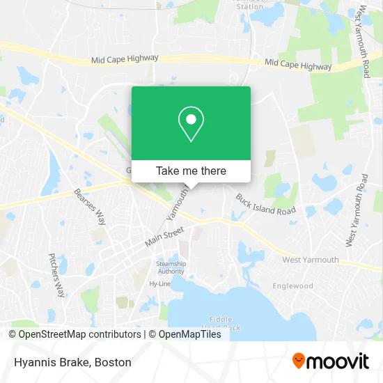 Hyannis Brake map