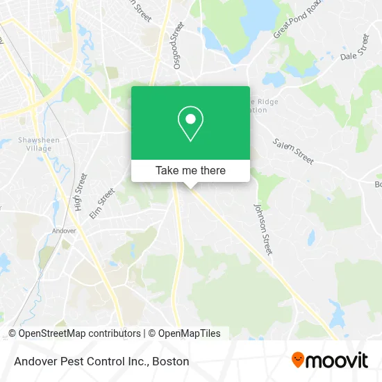Andover Pest Control Inc. map