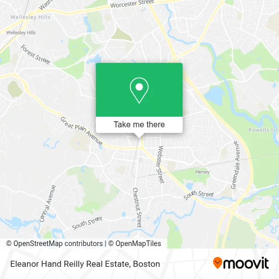 Eleanor Hand Reilly Real Estate map