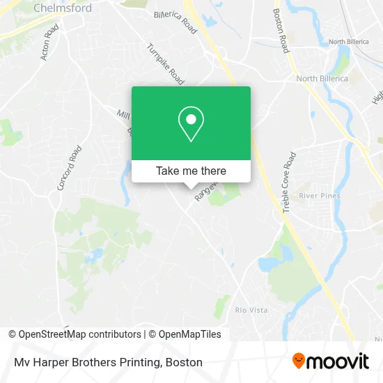 Mv Harper Brothers Printing map