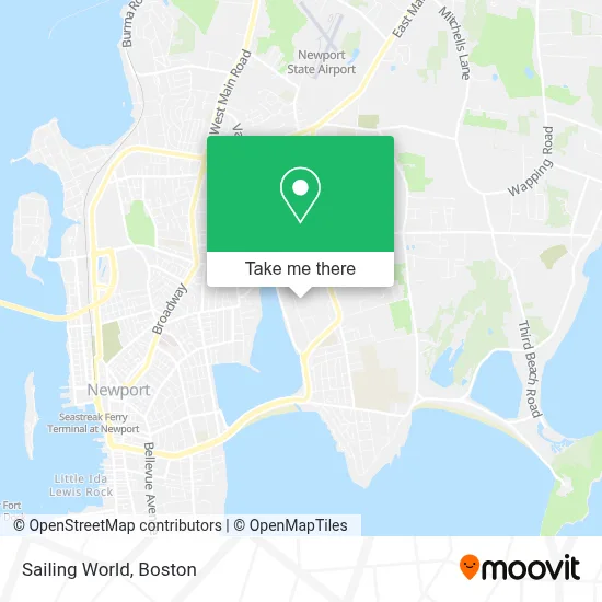 Sailing World map