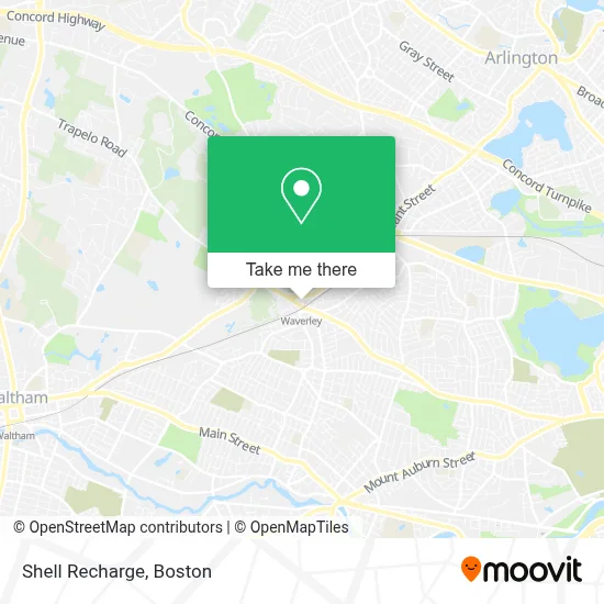 Shell Recharge map