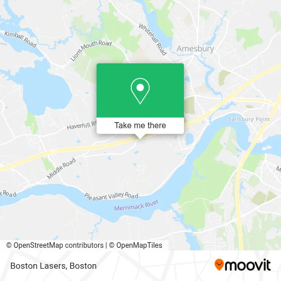 Boston Lasers map