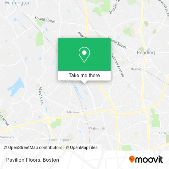 Pavilion Floors map