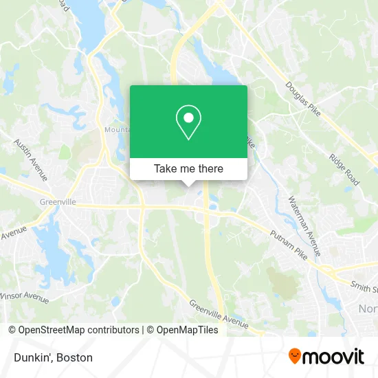 Dunkin' map