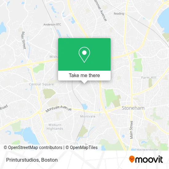 Printurstudios map