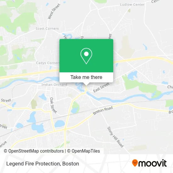 Legend Fire Protection map