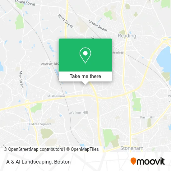 A & Al Landscaping map