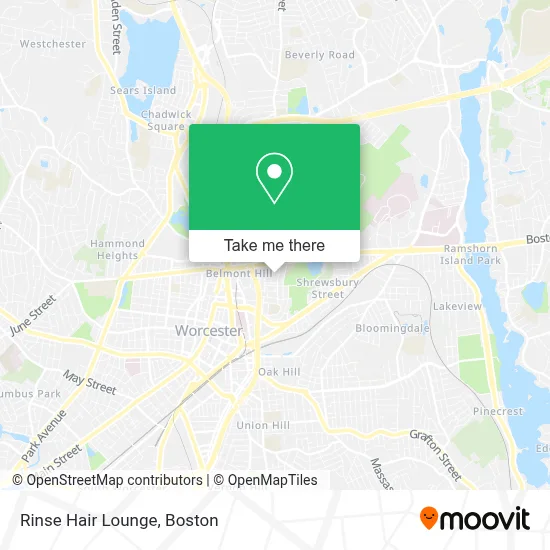 Rinse Hair Lounge map