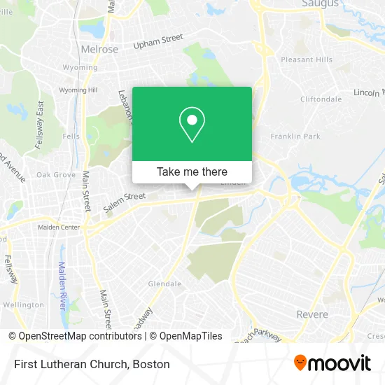 First Lutheran Church map