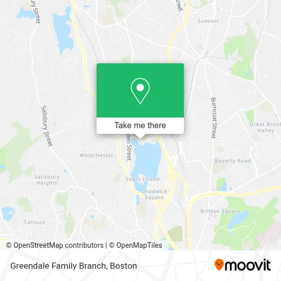 Greendale Family Branch map