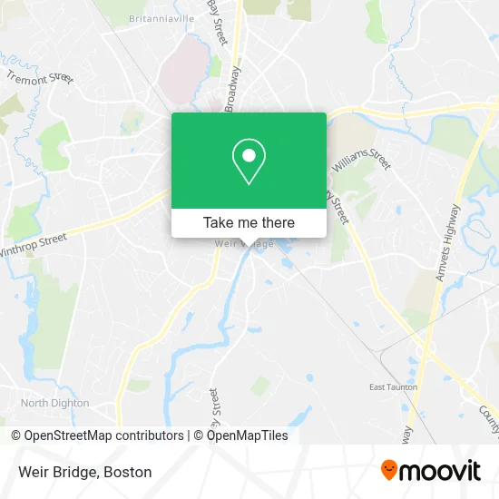 Weir Bridge map