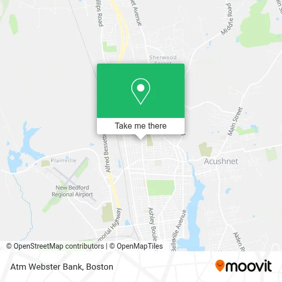 Atm Webster Bank map