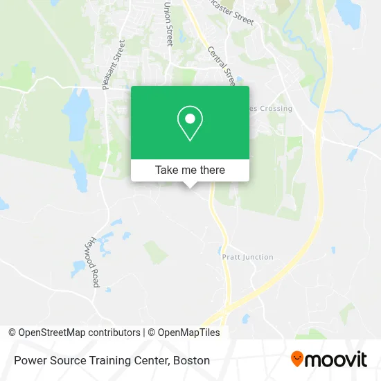 Power Source Training Center map