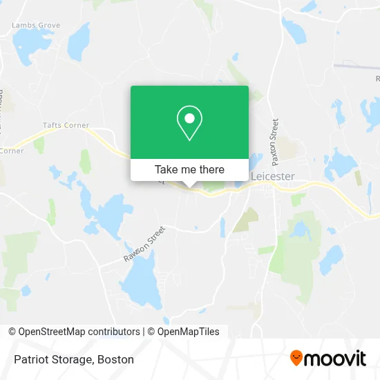 Patriot Storage map