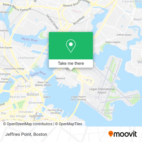 Jeffries Point map