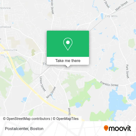 Postalcenter map
