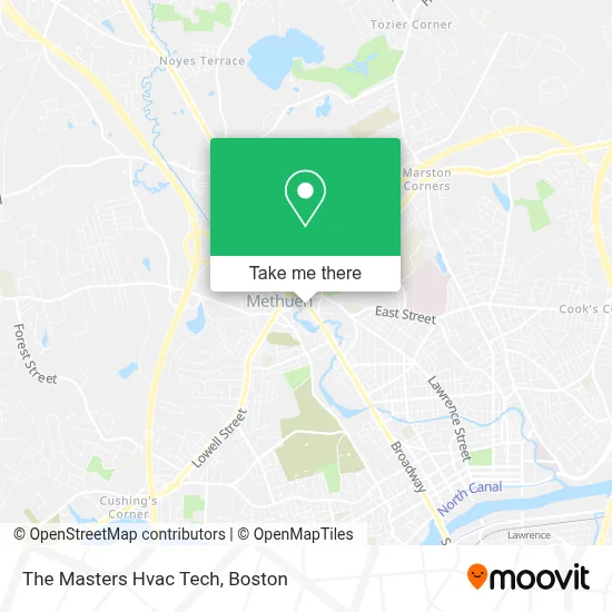 The Masters Hvac Tech map
