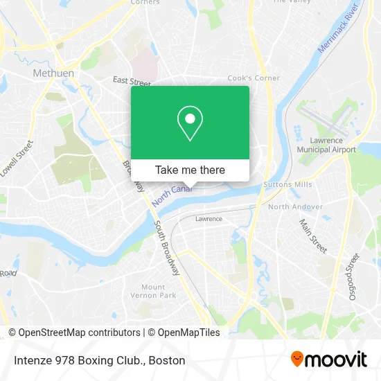 Intenze 978 Boxing Club. map