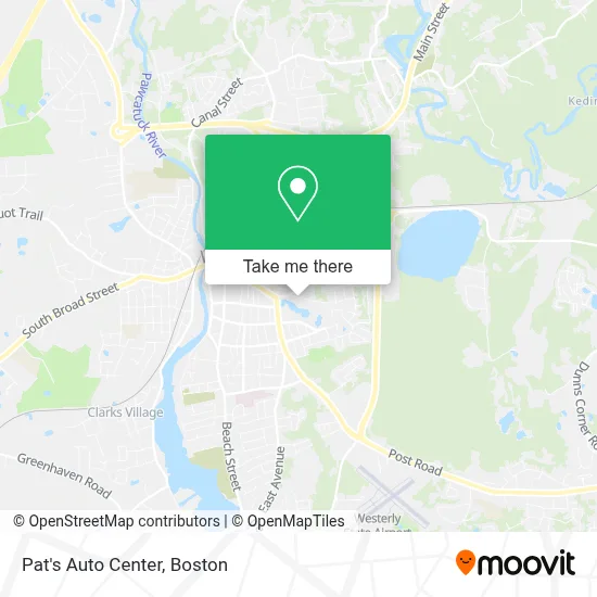 Pat's Auto Center map
