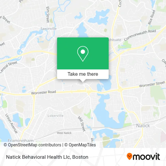 Natick Behavioral Health Llc map