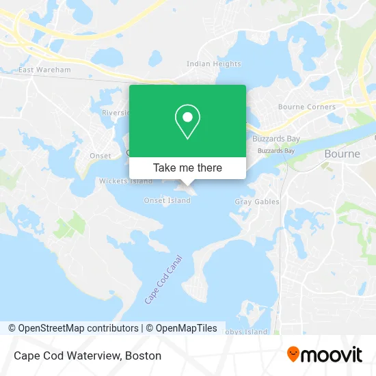 Cape Cod Waterview map