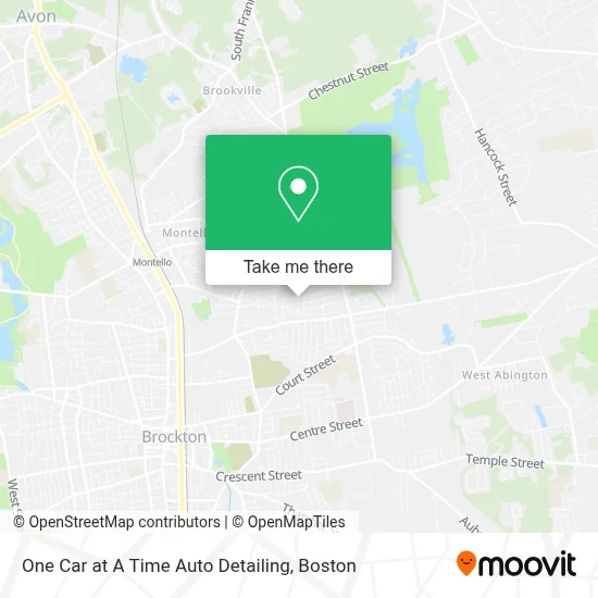 One Car at A Time Auto Detailing map