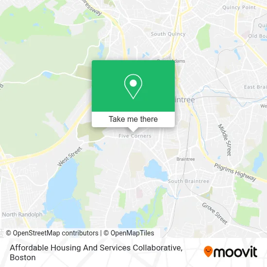 Affordable Housing And Services Collaborative map