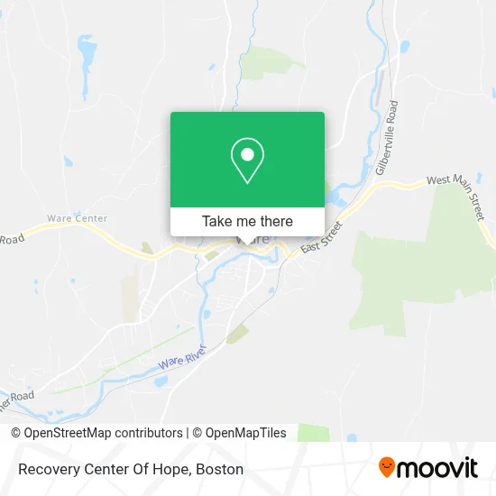 Recovery Center Of Hope map
