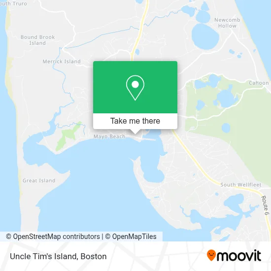 Uncle Tim's Island map