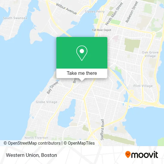 Western Union map