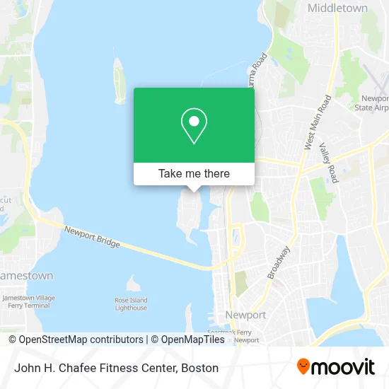 John H. Chafee Fitness Center map