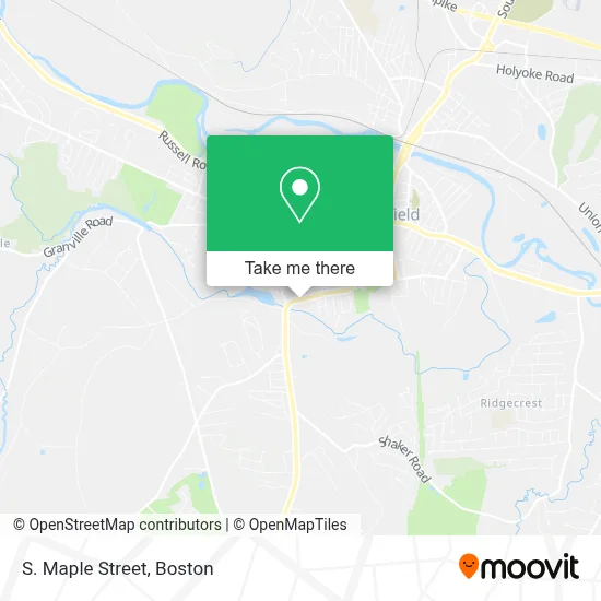 S. Maple Street map