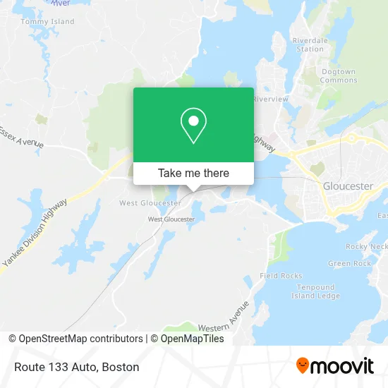 Route 133 Auto map
