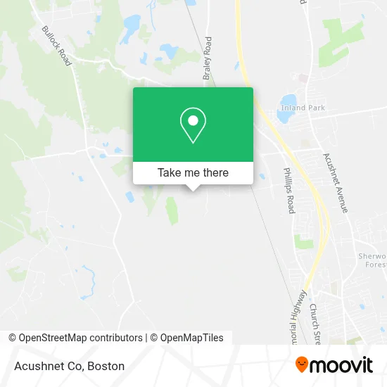 Acushnet Co map