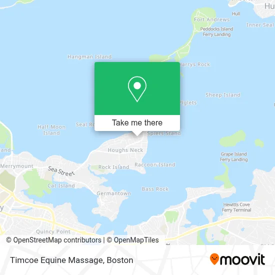 Timcoe Equine Massage map