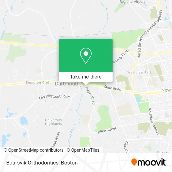 Baarsvik Orthodontics map