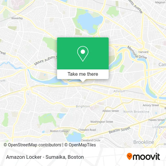 Amazon Locker - Sumaika map