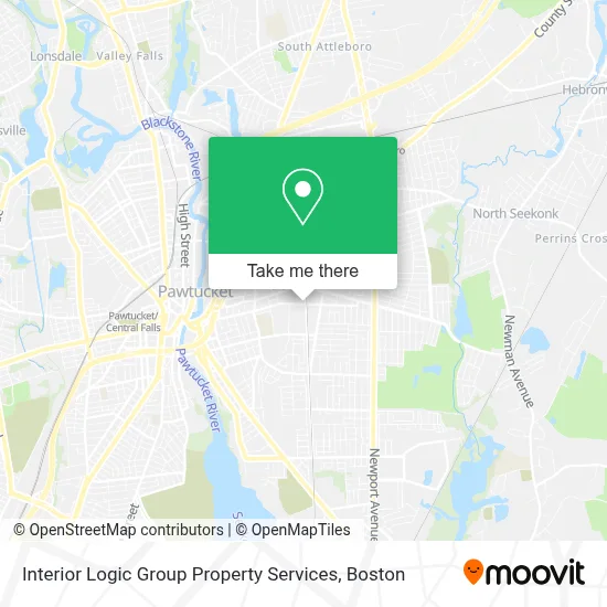 Interior Logic Group Property Services map