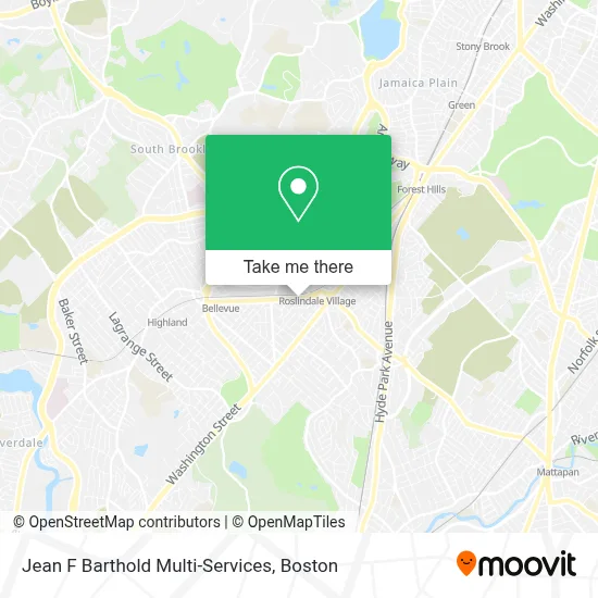 Jean F Barthold Multi-Services map