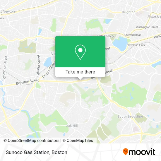 Sunoco Gas Station map
