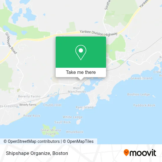 Shipshape Organize map